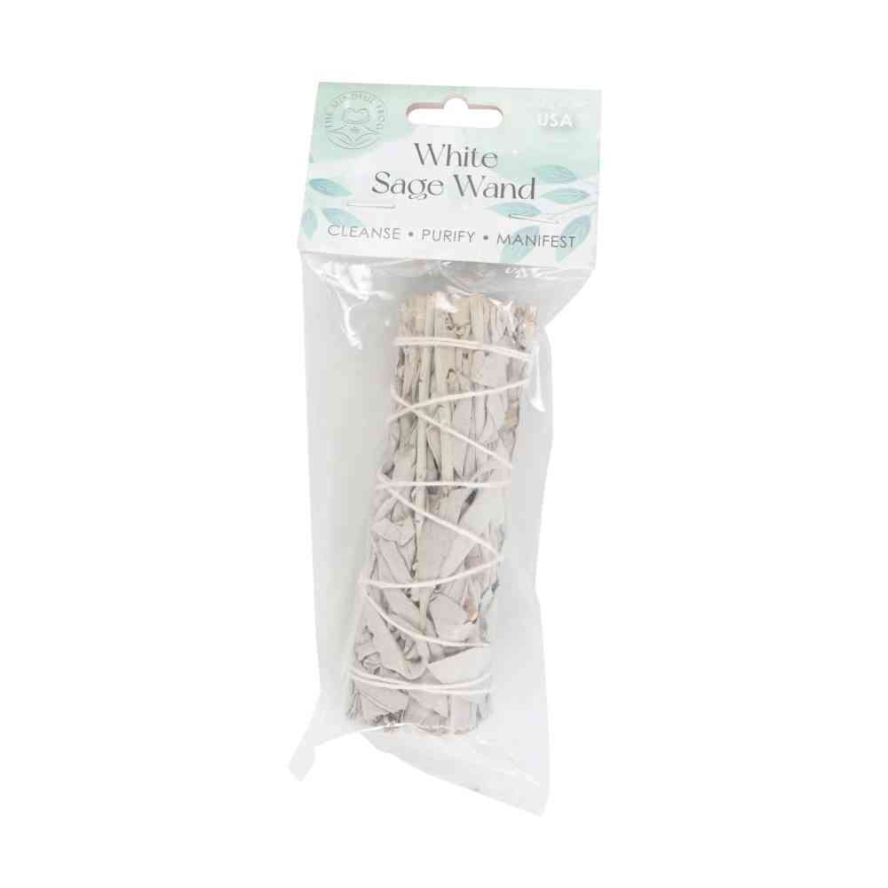 Something Different - 10cm Small White Sage Wand Smudge stick - Multicolours